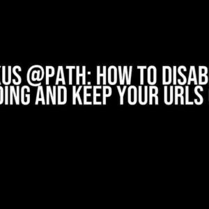 Quarkus @Path: How to Disable URL Encoding and Keep Your URLs Clean